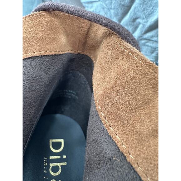 Diba Womens Suede Wedge Booties Size 9M Brown Ankle Round Toe - Picture 13 of 14